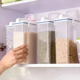 Pote Hermético com Medidor Integrado – Ideal para Grãos, Cereais e Mantimentos