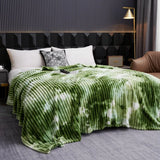 Cobertor de Flanela Tie-Dye de Alta Qualidade – Grosso e Quentinho para Cama ou Sofá | Solteiro, Queen, King