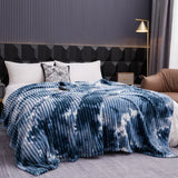 Cobertor de Flanela Tie-Dye de Alta Qualidade – Grosso e Quentinho para Cama ou Sofá | Solteiro, Queen, King