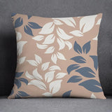 Capa de Almofada Decorativa 45x45cm – Estilo Nórdico Floral Geométrico