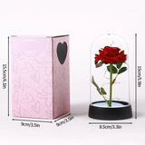 Rosa Eterna na Cúpula de Cristal – Um Presente Mágico e Inesquecível!