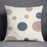 Capa de Almofada Decorativa 45x45cm – Estilo Nórdico Floral Geométrico