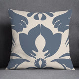 Capa de Almofada Decorativa 45x45cm – Estilo Nórdico Floral Geométrico