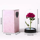 Rosa Eterna na Cúpula de Cristal – Um Presente Mágico e Inesquecível!