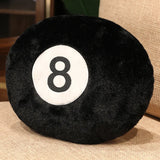 Almofada Bola 8 de Pelúcia – Conforto, Estilo e Diversão na Sua Decoração!