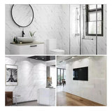 Kit com 2 Placas Adesivas Decorativas – Efeito Mármore 30x30cm